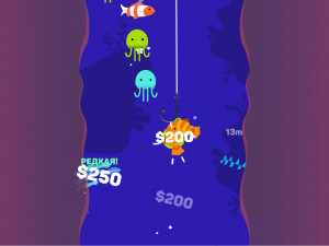 Игра Крошечная Рыбалка (Tiny Fishing) — играть онлайн бесплатно (изображение №3)