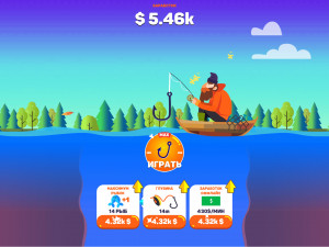 Игра Крошечная Рыбалка (Tiny Fishing) — играть онлайн бесплатно (изображение №7)