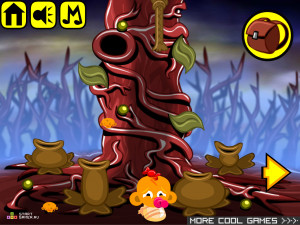 Игра Счастливая Обезьянка 173 (Monkey GO Happy 173) — играть онлайн бесплатно (изображение №2)