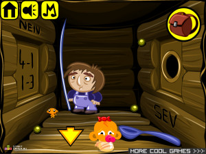 Игра Счастливая Обезьянка 173 (Monkey GO Happy 173) — играть онлайн бесплатно (изображение №5)