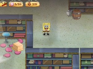 Игра Губка Боб: Потерянные Сокровища (SpongeBob SquarePants: Lost Treasures) — играть онлайн бесплатно (изображение №2)