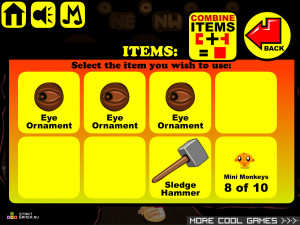 Игра Счастливая Обезьянка 177 (Monkey GO Happy 177) — играть онлайн бесплатно (изображение №6)