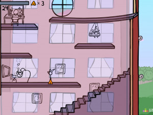 Игра Приключения Веселых Штанов 3 (Fancy Pants Adventures: World 3) — играть онлайн бесплатно (изображение №4)