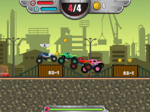 Игра Монстры на Колесах: Спешл (Monsters' Wheels Special) — играть онлайн бесплатно (изображение №2)