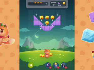 Игра Надувной Лес (Bouncy Woods) — играть онлайн бесплатно (изображение №2)