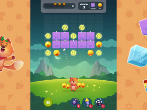 Игра Надувной Лес (Bouncy Woods) — играть онлайн бесплатно (изображение №3)