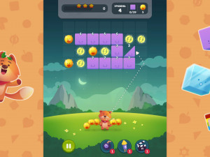 Игра Надувной Лес (Bouncy Woods) — играть онлайн бесплатно (изображение №4)