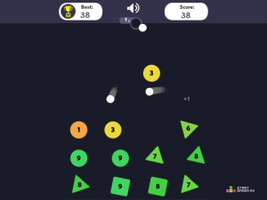 Игра Сумасшедшие Шары (Crazy Balls) — играть онлайн бесплатно (изображение №3)