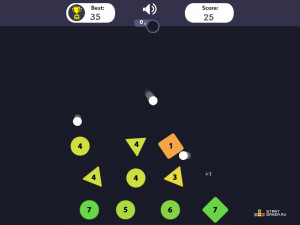 Игра Сумасшедшие Шары (Crazy Balls) — играть онлайн бесплатно (изображение №4)