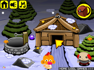 Игра Счастливая Обезьянка 190 (Monkey GO Happy 190) — играть онлайн бесплатно (изображение №2)