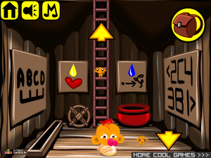 Игра Счастливая Обезьянка 197 (Monkey GO Happy 197) — играть онлайн бесплатно (изображение №4)