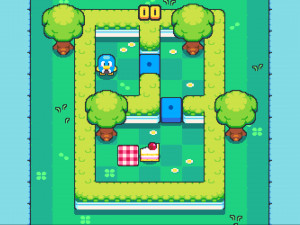 Игра Пингвин на Пикнике: Сокобан (Picnic Penguin: Sokoban) — играть онлайн бесплатно (изображение №3)