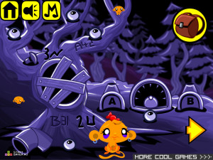 Игра Счастливая Обезьянка 199 (Monkey GO Happy 199) — играть онлайн бесплатно (изображение №3)