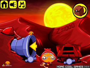 Игра Счастливая Обезьянка 201 (Monkey GO Happy 201) — играть онлайн бесплатно (изображение №2)