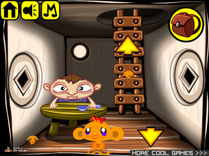 Игра Счастливая Обезьянка 202 (Monkey GO Happy 202) — играть онлайн бесплатно (изображение №3)