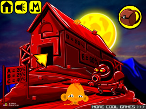 Игра Счастливая Обезьянка 203 (Monkey GO Happy 203) — играть онлайн бесплатно (изображение №2)