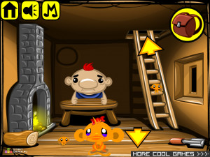 Игра Счастливая Обезьянка 209 (Monkey GO Happy 209) — играть онлайн бесплатно (изображение №3)