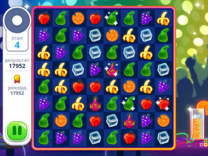 Игра Фруктовая Вечеринка: Три в Ряд (Fruity Party) — играть онлайн бесплатно (изображение №2)