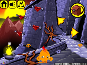 Игра Счастливая Обезьянка 210 (Monkey GO Happy 210) — играть онлайн бесплатно (изображение №2)