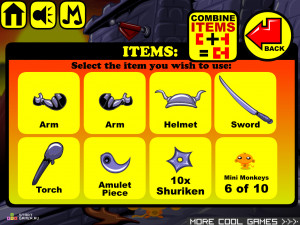 Игра Счастливая Обезьянка 210 (Monkey GO Happy 210) — играть онлайн бесплатно (изображение №5)