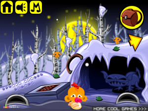 Игра Счастливая Обезьянка 211 (Monkey GO Happy 211) — играть онлайн бесплатно (изображение №4)