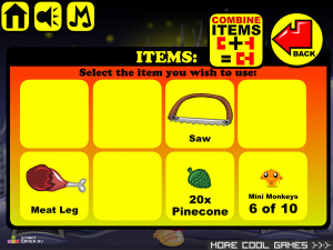 Игра Счастливая Обезьянка 211 (Monkey GO Happy 211) — играть онлайн бесплатно (изображение №5)