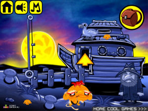 Игра Счастливая Обезьянка 212 (Monkey GO Happy 212) — играть онлайн бесплатно (изображение №2)