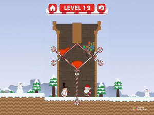 Игра Спасение Санты: Булавки (Santa Rescue) — играть онлайн бесплатно (изображение №2)