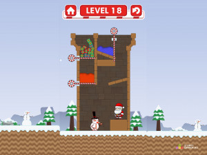 Игра Спасение Санты: Булавки (Santa Rescue) — играть онлайн бесплатно (изображение №3)