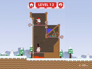 Игра Спасение Санты: Булавки (Santa Rescue) — играть онлайн бесплатно (изображение №4)