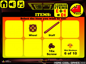 Игра Счастливая Обезьянка 215 (Monkey GO Happy 215) — играть онлайн бесплатно (изображение №5)