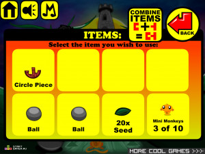 Игра Счастливая Обезьянка 216 (Monkey GO Happy 216) — играть онлайн бесплатно (изображение №4)