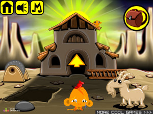 Игра Счастливая Обезьянка 217 (Monkey GO Happy 217) — играть онлайн бесплатно (изображение №2)