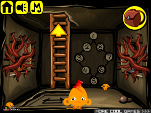 Игра Счастливая Обезьянка 217 (Monkey GO Happy 217) — играть онлайн бесплатно (изображение №5)