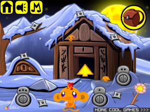 Игра Счастливая Обезьянка 223 (Monkey GO Happy 223) — играть онлайн бесплатно (изображение №2)