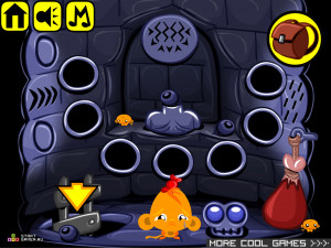 Игра Счастливая Обезьянка 224 (Monkey GO Happy 224) — играть онлайн бесплатно (изображение №4)