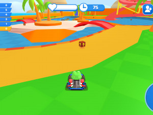 Игра Столкновение Картингов: Аквапарк (Smash Karts) — играть онлайн бесплатно (изображение №4)