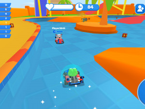 Игра Столкновение Картингов: Аквапарк (Smash Karts) — играть онлайн бесплатно (изображение №5)