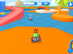 Игра Столкновение Картингов: Аквапарк (Smash Karts) — играть онлайн бесплатно (изображение №6)