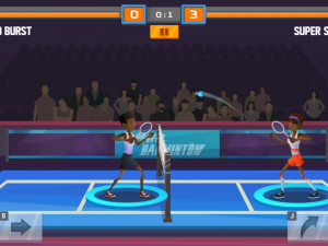 Игра Силовой Бадминтон (Power Badminton) — играть онлайн бесплатно (изображение №2)