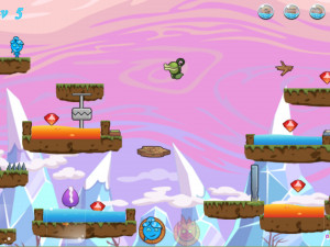 Игра Мальчик Лава и Девочка Вода (Lava Boy And Blue Girl) — играть онлайн бесплатно (изображение №2)