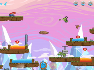 Игра Мальчик Лава и Девочка Вода (Lava Boy And Blue Girl) — играть онлайн бесплатно (изображение №3)