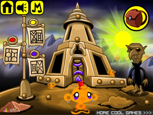 Игра Счастливая Обезьянка 234 (Monkey GO Happy 234) — играть онлайн бесплатно (изображение №2)