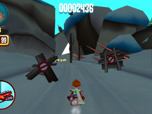 Игра Фред на Сноуборде (Skiing Fred) — играть онлайн бесплатно (изображение №6)