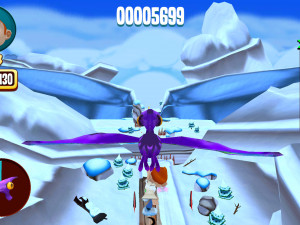 Игра Фред на Сноуборде (Skiing Fred) — играть онлайн бесплатно (изображение №7)