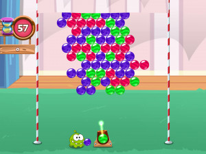 Игра Ам Ням Пузыри (Om Nom Bubbles) — играть онлайн бесплатно (изображение №2)