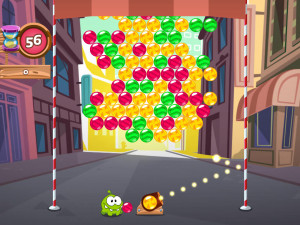 Игра Ам Ням Пузыри (Om Nom Bubbles) — играть онлайн бесплатно (изображение №3)