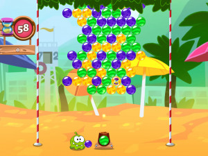 Игра Ам Ням Пузыри (Om Nom Bubbles) — играть онлайн бесплатно (изображение №4)