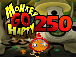 Игра Счастливая Обезьянка 250 (Monkey GO Happy 250) — играть онлайн бесплатно (изображение №1)