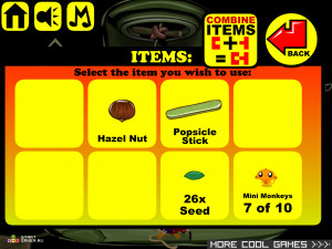 Игра Счастливая Обезьянка 250 (Monkey GO Happy 250) — играть онлайн бесплатно (изображение №5)